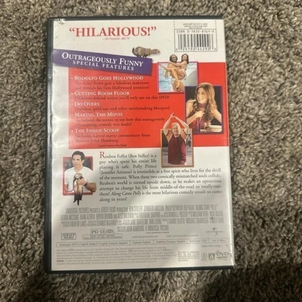 Along Came Polly DVD 2004 Full Screen Ben Stiller Jennifer‎ Aniston Rom-Com
